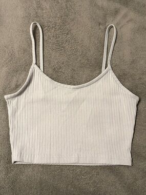 Wilfred Light Blue Ribbed Tank Top